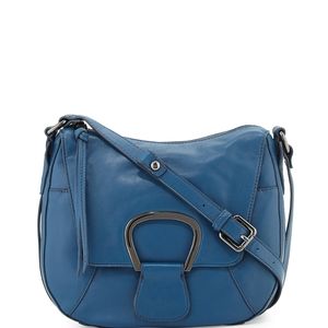 KOOBA blue leather crossbody - SO SOFT - like new!